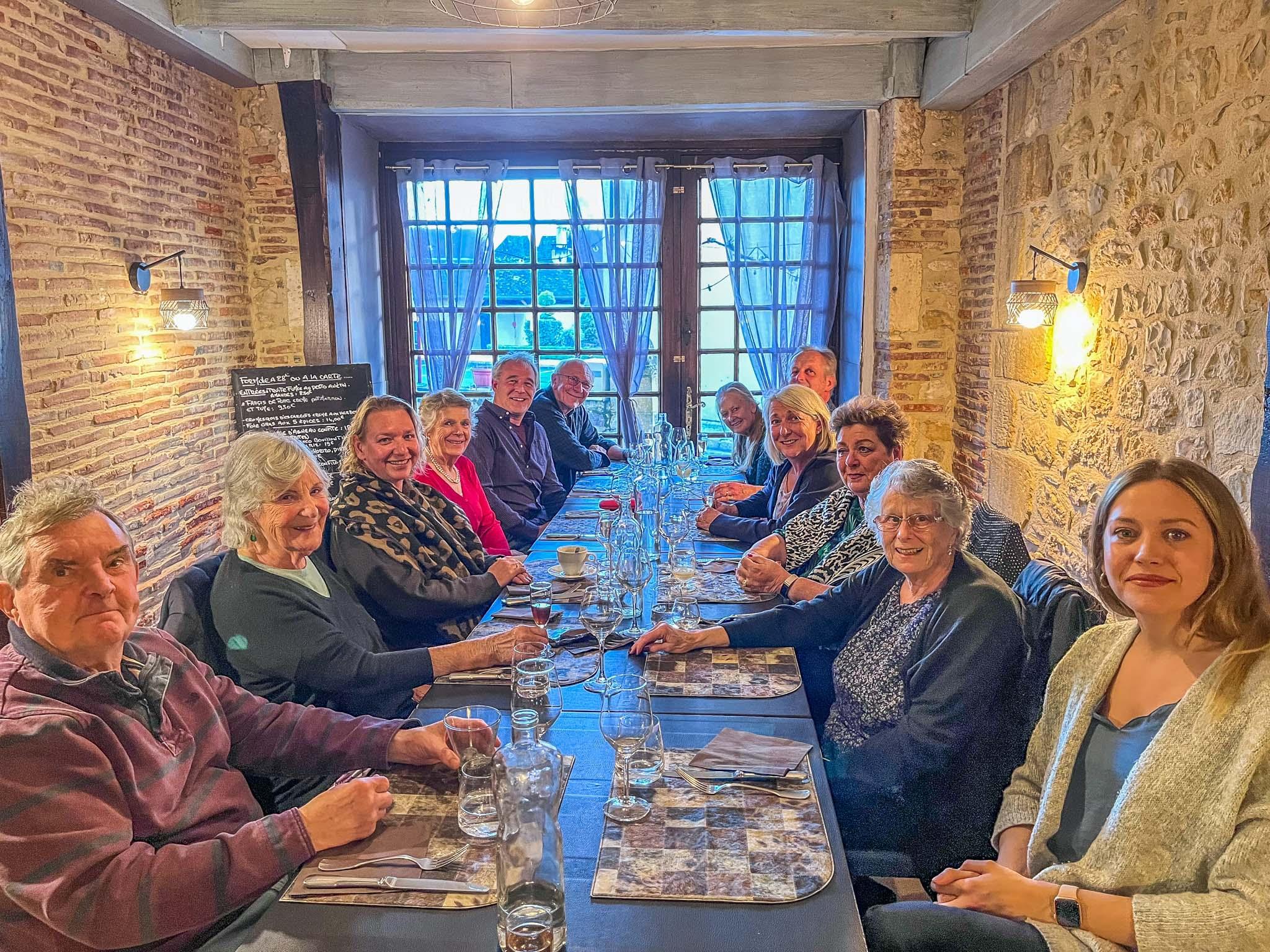 Moulin de Cougnaguet group shot